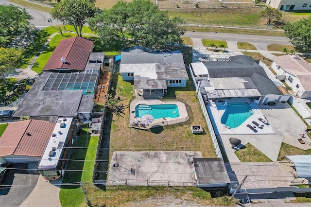 3407 N Longfellow Cir, Hollywood, FL 33021 - aerial view of a pool area