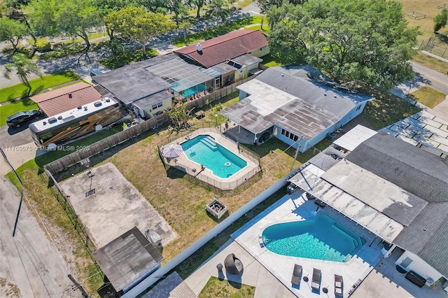 3407 N Longfellow Cir, Hollywood, FL 33021 - aerial view of a pool