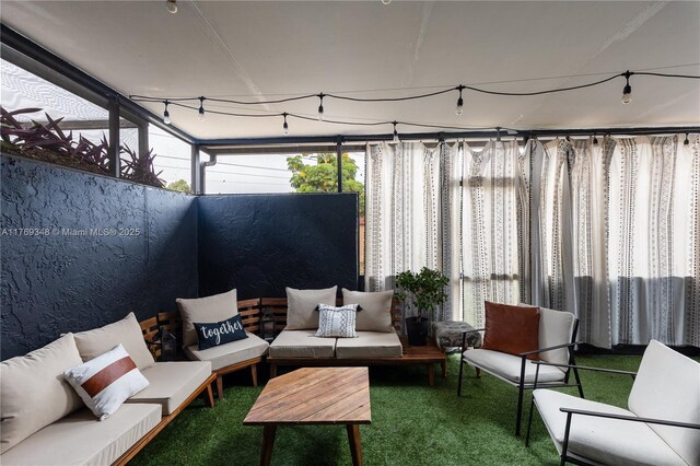 9137 Limetree Ln Unit 166, Pembroke Pines, FL 33024 - view of patio / terrace with outdoor lounge area