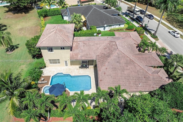 2541 Golf View Dr, Weston, FL 33327 - aerial view of property and surrounding area with a pool
