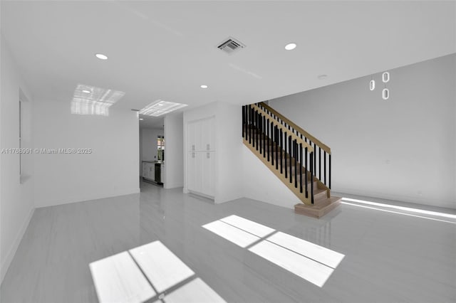 1170 Chenille Cir, Weston, FL 33327 - unfurnished room featuring stairway and recessed lighting