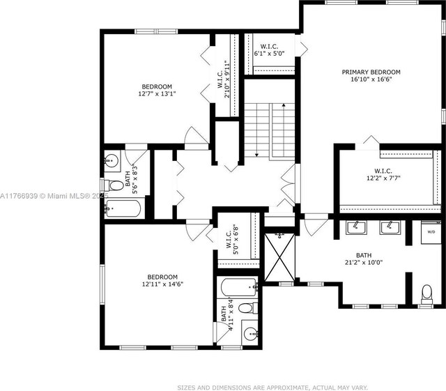 14214 SW 129th Path, Miami, FL 33186 - floor plan / room layout