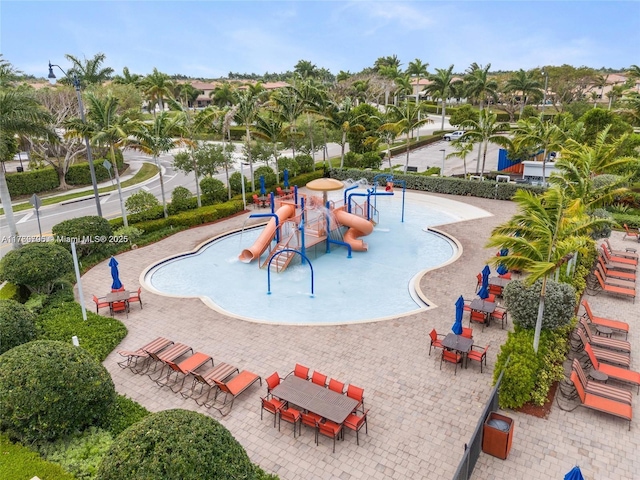 view of jungle gym
