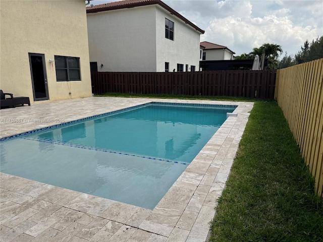 9840 NW 86th Ter, Doral, FL 33178 - view of pool with a fenced backyard, a patio area, and a fenced in pool
