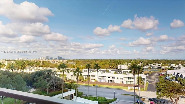 exterior space with a residential view
