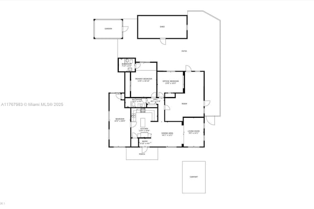 881 Hialeah Dr, Hialeah, FL 33010 - view of property floor plan