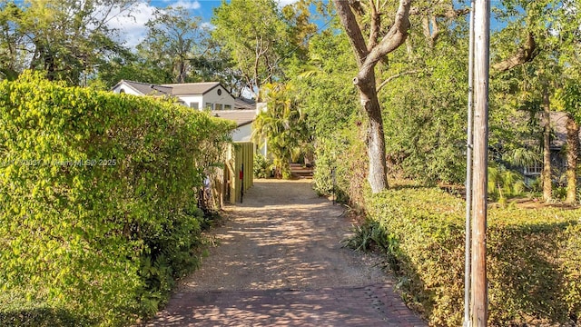 exterior space with driveway