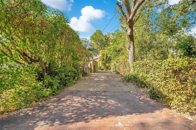 view of road