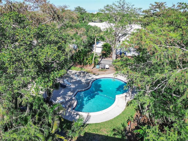 pool featuring a patio