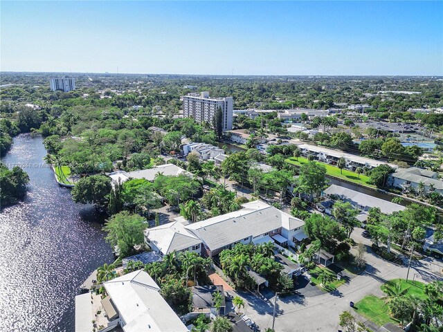 8 Hathaway Ln, Wilton Manors, FL 33305 - drone / aerial view of a large body of water
