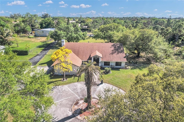 aerial view