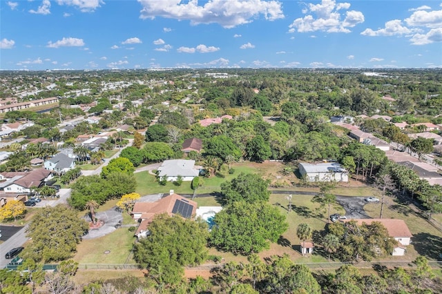 birds eye view of property featuring a residential view