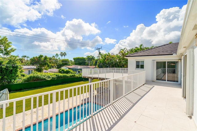 6300 SW Mitchell Dr, Coral Gables, FL 33158 - view of patio featuring a fenced in pool