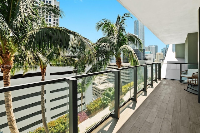 68 SE 6th St Unit 805, Miami, FL 33131 - balcony featuring a view of city