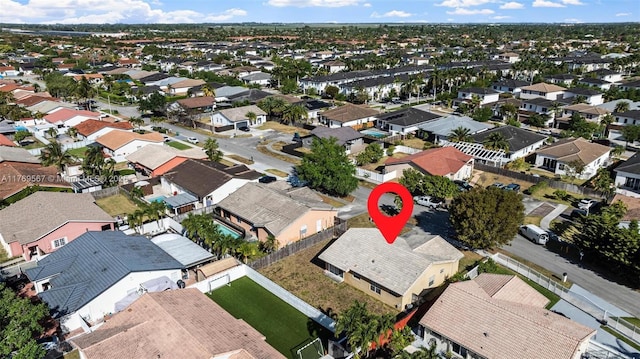 14930 SW 178th Ter, Miami, FL 33187 - drone / aerial view featuring a residential view