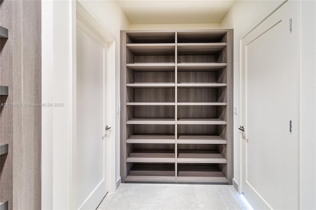 view of closet