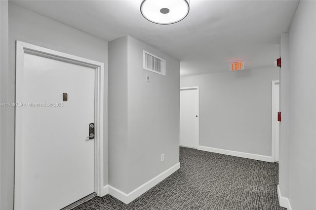 10000 W Bay Harbor Dr Unit Ph23, Bay Harbor Islands, FL 33154 - corridor with baseboards and carpet flooring