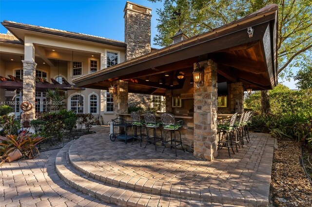 12483 Grand Oaks Dr, Davie, FL 33330 - view of patio / terrace