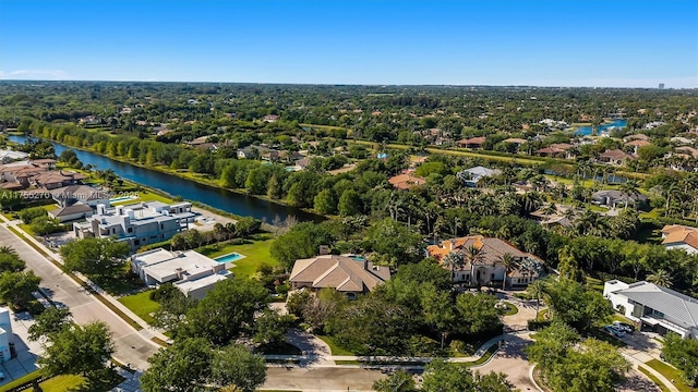 12483 Grand Oaks Dr, Davie, FL 33330 - aerial view of residential area featuring a large body of water