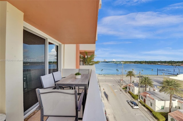 801 S Ocean Dr Unit 604, Hollywood, FL 33019 - balcony with a water view