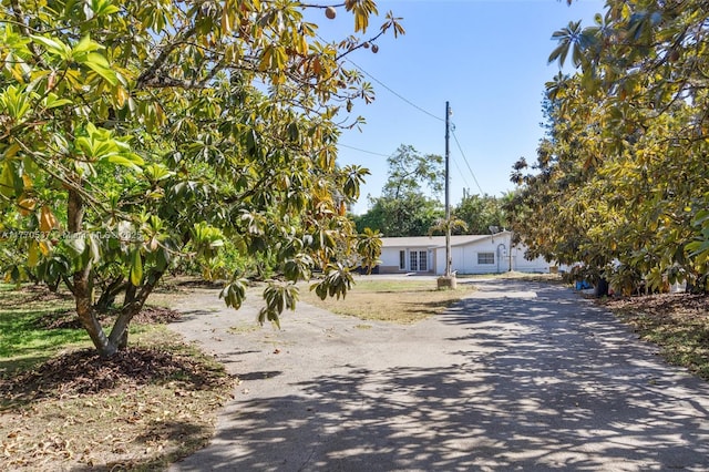 view of front of house with driveway