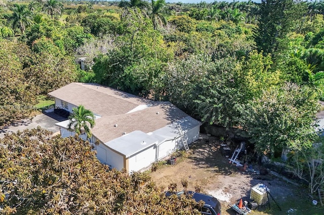 aerial view with a view of trees