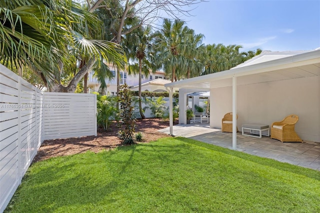 200 W Mcintyre St, Key Biscayne, FL 33149 - view of yard featuring a patio