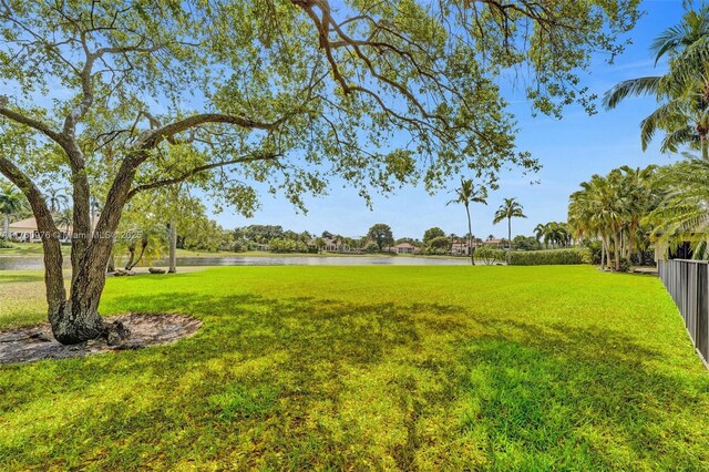 3320 Bridle Path Ln, Weston, FL 33331 - view of yard with a water view