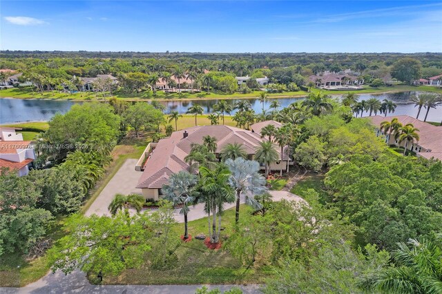 3320 Bridle Path Ln, Weston, FL 33331 - aerial view of property's location with a large body of water and nearby suburban area