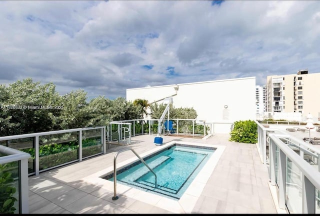 view of pool
