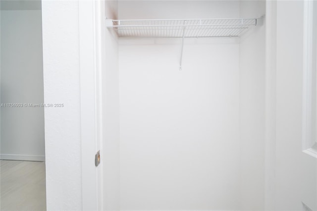 view of closet