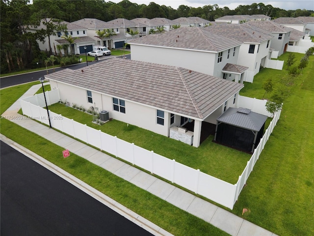 bird's eye view featuring a residential view