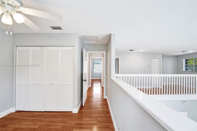 2791 La Paz Ave, Cooper City, FL 33026 - hall with wood finished floors and baseboards