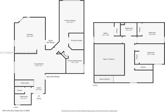 2791 La Paz Ave, Cooper City, FL 33026 - view of home floor plan