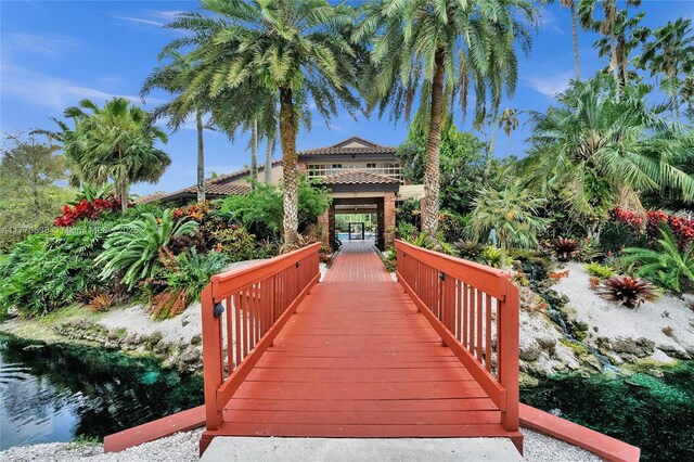 2791 La Paz Ave, Cooper City, FL 33026 - gym with a ceiling fan and a drop ceiling