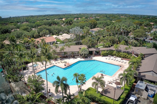 2791 La Paz Ave, Cooper City, FL 33026 - drone / aerial view of a pool