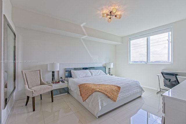 bedroom with baseboards