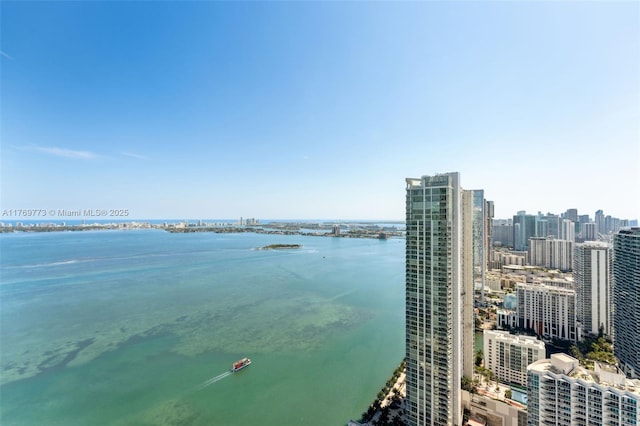 650 NE 32nd St Unit Ph5004, Miami, FL 33137 - water view featuring nearby urban area