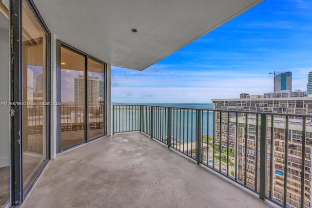 1901 Brickell Ave Unit B2304, Miami, FL 33129 - balcony with a water view and a view of city