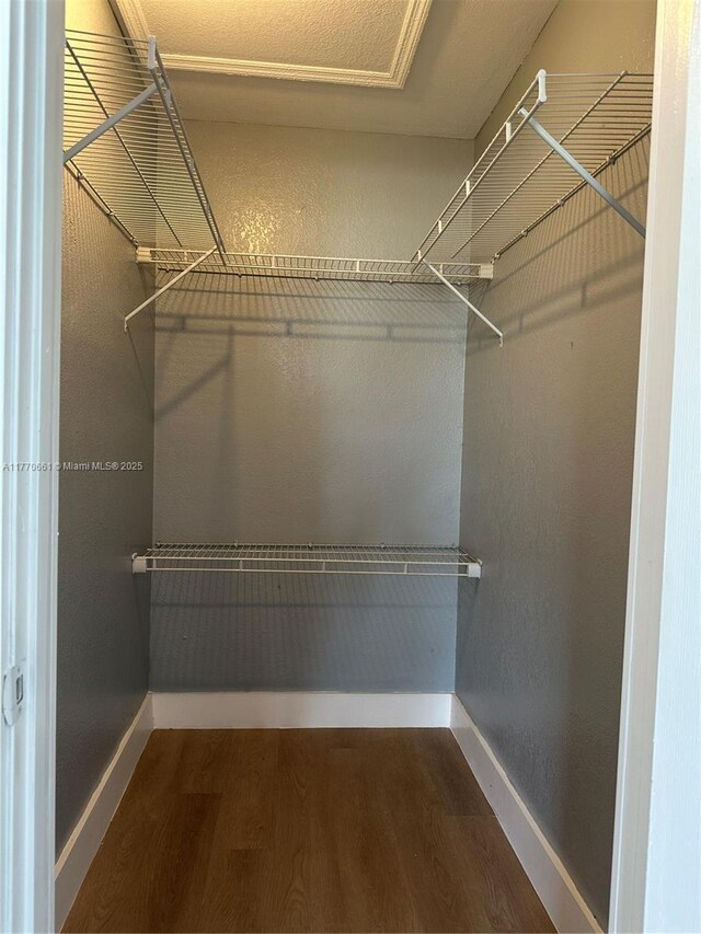 1715 NE 2nd Ave, Cape Coral, FL 33909 - walk in closet featuring dark wood-style flooring
