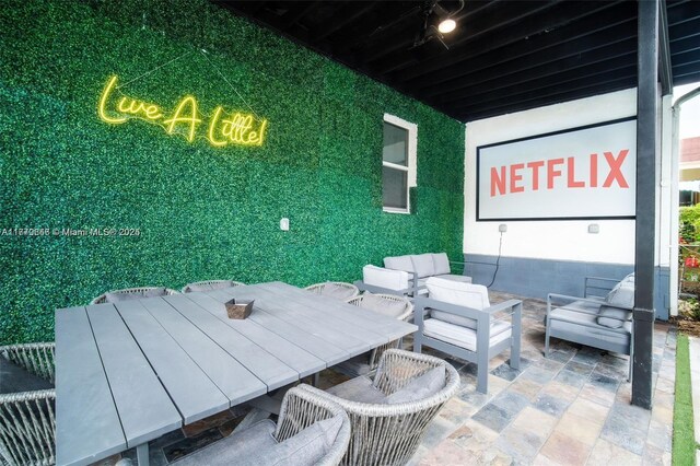 1114 SW 11th Ave, Miami, FL 33129 - view of patio with outdoor lounge area