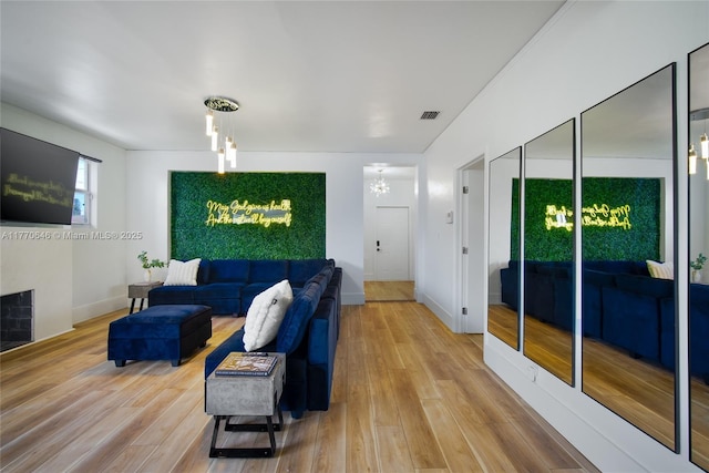 1114 SW 11th Ave, Miami, FL 33129 - living area with wood finished floors and baseboards