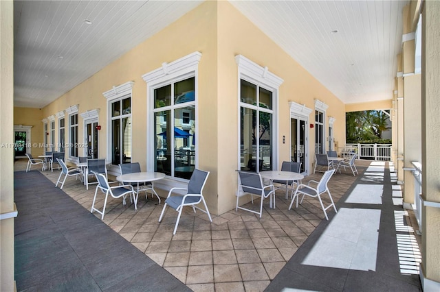 374 NE 27th Ave Unit 203, Homestead, FL 33033 - view of patio with outdoor dining area