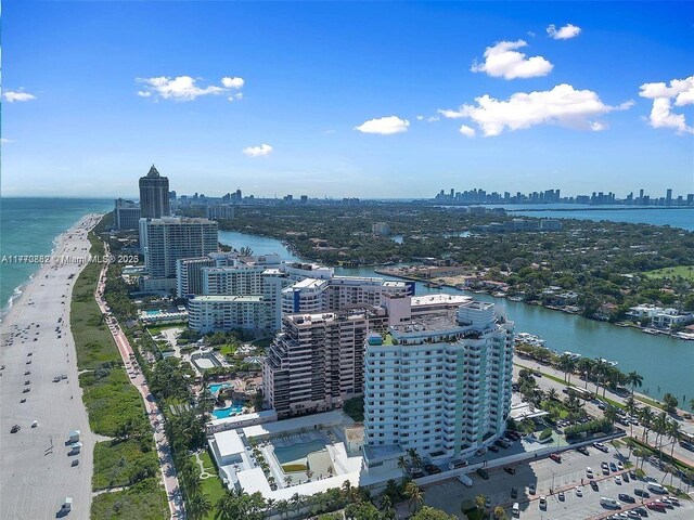 5255 Collins Ave Unit 5D, Miami Beach, FL 33140 - aerial view of skyline and a nearby body of water