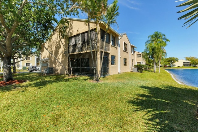 1111 Adams Ave Unit 1111B, Homestead, FL 33034 - view of property with a water view and central air condition unit