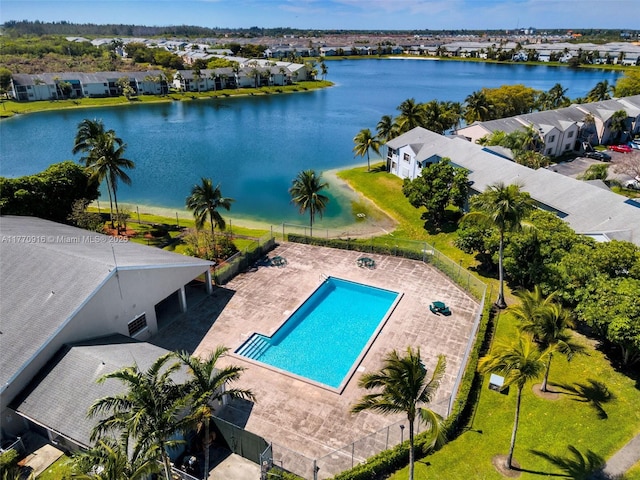 1111 Adams Ave Unit 1111B, Homestead, FL 33034 - drone / aerial view featuring a residential view and a water view