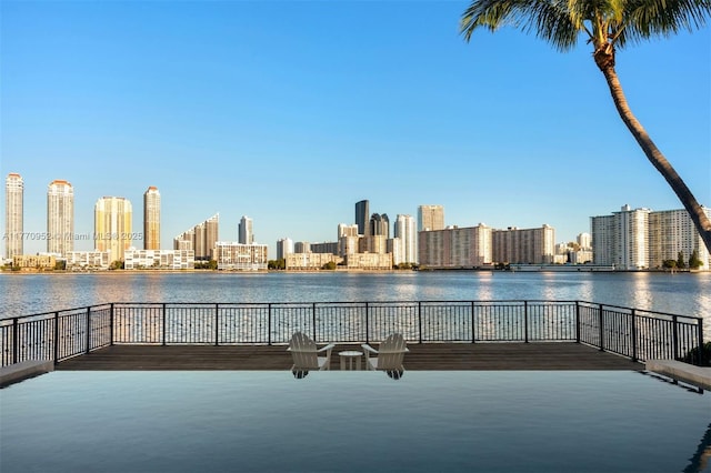 3918 Island Estates Dr, Aventura, FL 33160 - exterior space with a city view