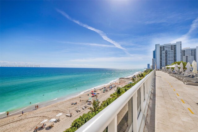 1830 S Ocean Dr Unit 2808, Hallandale Beach, FL 33009 - water view featuring local beach
