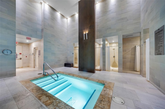 1830 S Ocean Dr Unit 2808, Hallandale Beach, FL 33009 - view of pool with a swimming pool and a hot tub