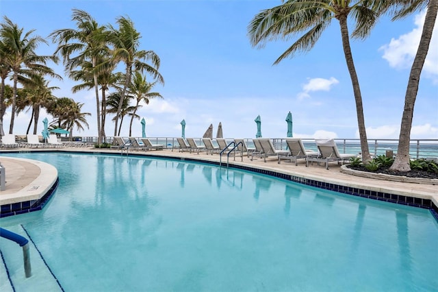 view of pool